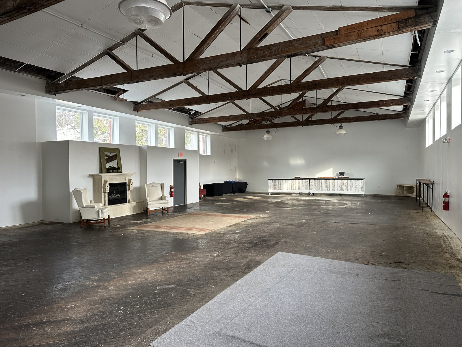 The 24-foot warehouse loft
